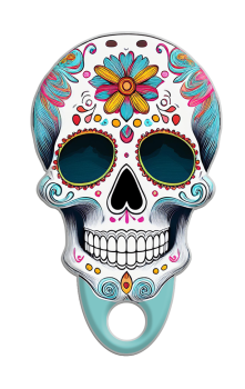 KeyRefinder® Calavera blue